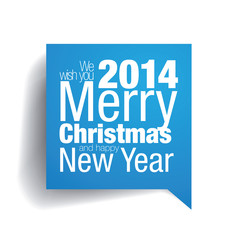 Abstract vector red typography Christmas card - season words