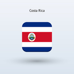 Obraz premium Costa Rica flag icon