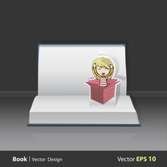 business book with pink loop