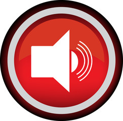 Векторный значок с изображением радио звука