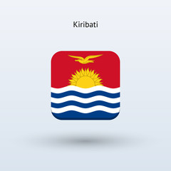 Obraz premium Kiribati flag icon