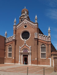 Fototapeta na wymiar Madonna dell'Orto church in Venice, Italy.