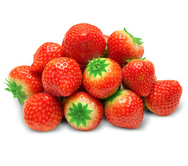 strawberry isolated on white background