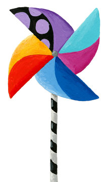 Children's toy windmill