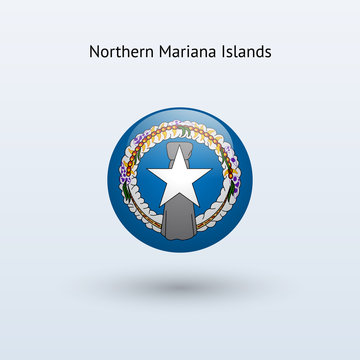 Northern Mariana Islands round flag.