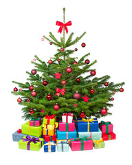 Weihnachtsbaum mit Geschenken