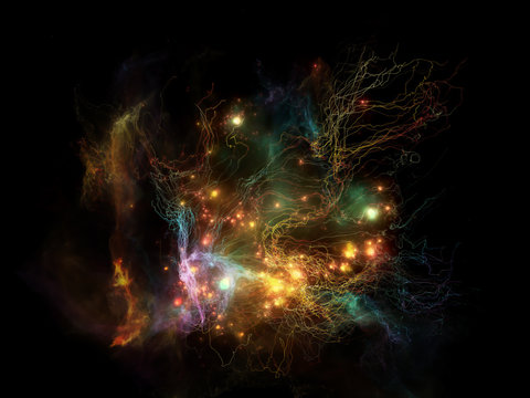Unfolding of Fractal Nebula