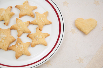 Sterne – Selbst gebackene Kekse zu Weihnachten
