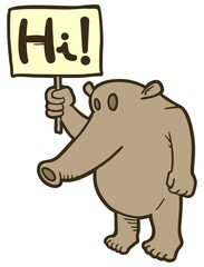 Hi message