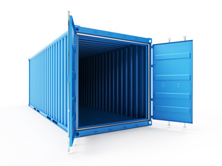 3d illustration of a container