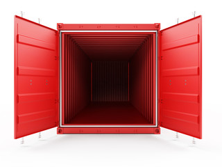 3d illustration of a container