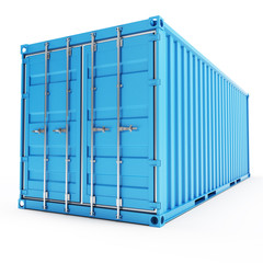 3d illustration of a container
