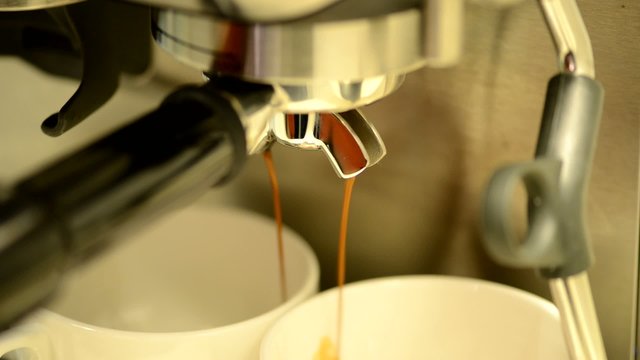 Double espresso extraction