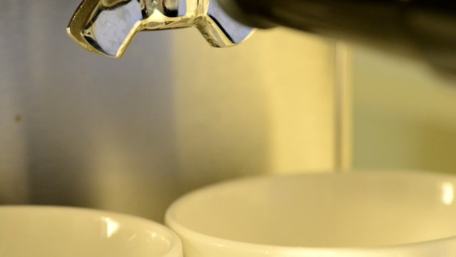 Double espresso extraction