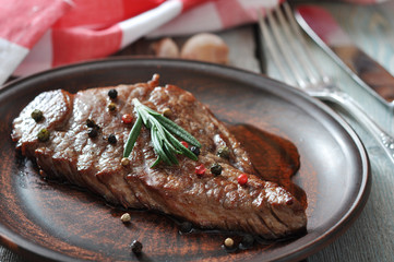 Grilled steak