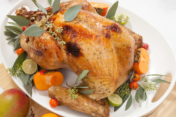 Roasted Turkey, Tropical Theme