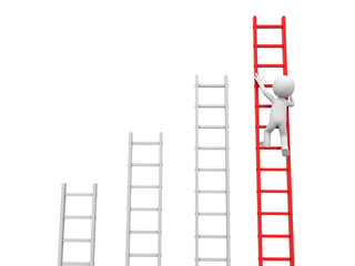 Man with ladder