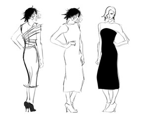 SKETCH. fashion girls