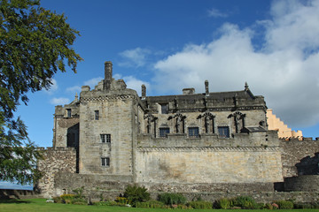 Stirling Castle in Stirling, Scotand.