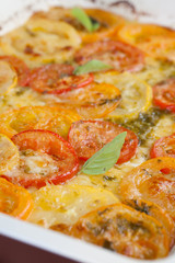 Caprese gratin