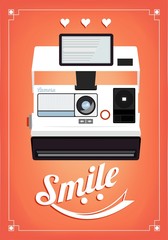 Vintage Old Camera Typographical Poster