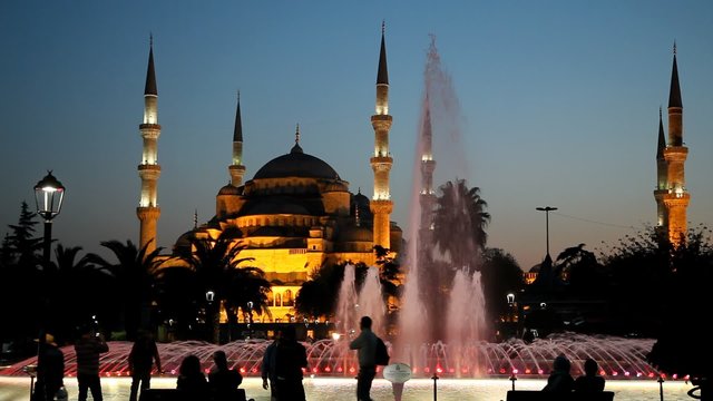 Sultan Ahmet Camii (Blue Mosque). Istanbul, Turkey