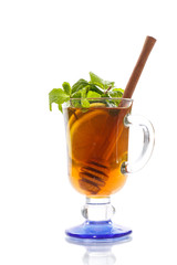 tea with lemon and honey