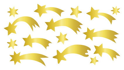 set of shooting stars