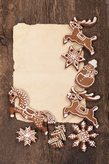 Christmas cake in the shape of a horse