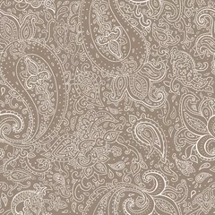 Seamless Paisley background. © katyau