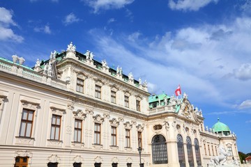 Fototapeta na wymiar Belvedere, Vienna