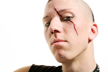 Fototapeta premium portrait of a young man in studio
