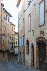 Fototapeta premium Albi, typical old street