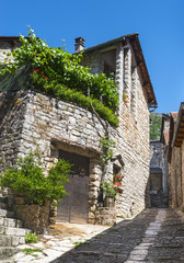 Fototapeta na wymiar Sainte-Enimie, Gorges du Tarn