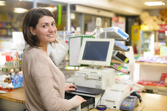 Happy Cashier