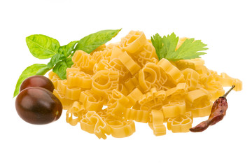 Raw macaroni