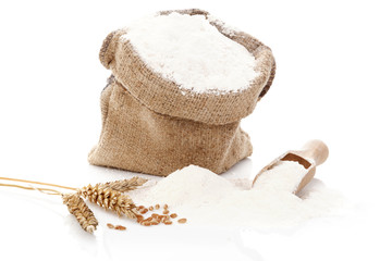 Flour still life.