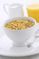 Delicious and healthy fresh cereal