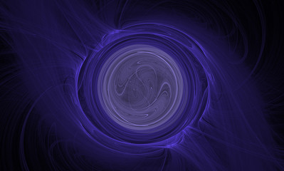Abstract circle blue