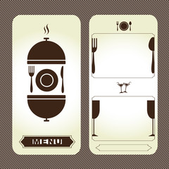 Restaurant menu design template