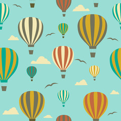 Obraz premium Seamless background from ballons.