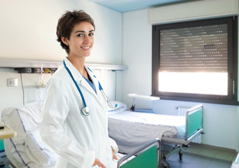 Smiling doctor