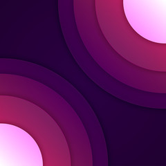 Abstract purple round shapes background