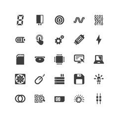 Circuit Diagram Icons Set