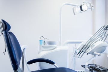 View of modern empty dental surgery