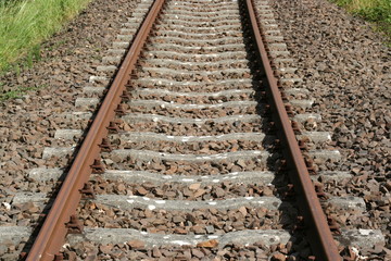 Fototapeta premium Schienen