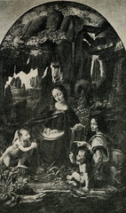 Virgin of the Rocks by Leonardo da Vinci
