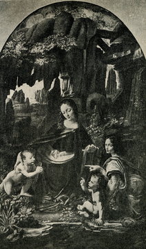 Virgin of the Rocks by Leonardo da Vinci