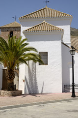 White church in Mijas, Andalusia, Spain © monysasi