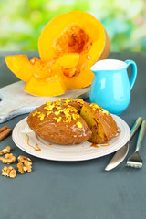 Delicious pumpkin pie